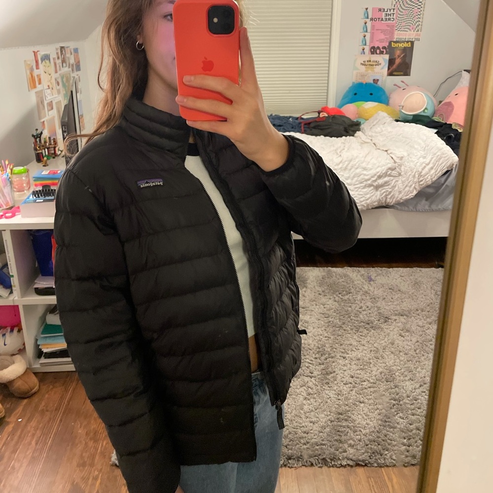 Patagonia Black Puffer Coat